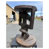 Old Figural Carved Luba Caryatid Stool - Congo #2