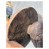 Old Figural Carved Luba Caryatid Stool - Congo #2