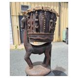 Fantastic Large Old Carved Dogon Horse Drum