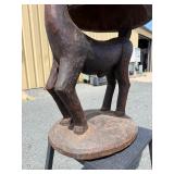 Fantastic Large Old Carved Dogon Horse Drum