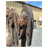 Large Janus Head Bamana Sogo Bo Merekun Marionette