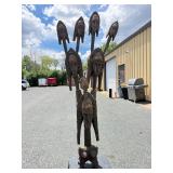 Large Janus Head Bamana Sogo Bo Merekun Marionette
