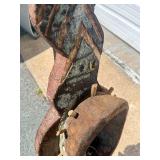 HUGE Bwa Carved & Painted Ceremonial Snake Mask - Burkina Faso