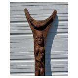 Large & Impressive Antique Figural Bamana House Post