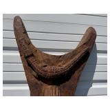 Large & Impressive Antique Figural Bamana House Post