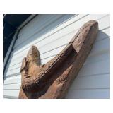 Large & Impressive Antique Figural Bamana House Post