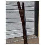 Large & Impressive Antique Figural Dogon House Post