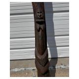 Large & Impressive Antique Figural Dogon House Post