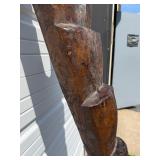 Large & Impressive Antique Figural Dogon House Post