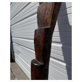 Large & Impressive Antique Figural Dogon House Post