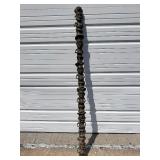 Exceptional Early Bamileke Figural Bronze House Post w/ Appraisal