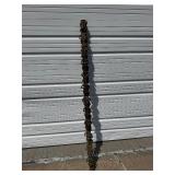 Exceptional Early Bamileke Figural Bronze House Post w/ Appraisal