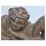 Outstanding Early Ancient Carved Stone Equestrian Figure
