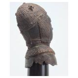 Important Early Benin Bronze Head Bust