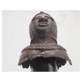 Important Early Benin Bronze Head Bust