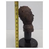 Important Early Benin Bronze Head Bust