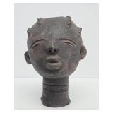 Ancient Ashanti Akan Terra Cotta Memorial Head