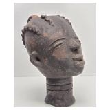 Ancient Ashanti Akan Terra Cotta Memorial Head