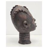 Ancient Ashanti Akan Terra Cotta Memorial Head