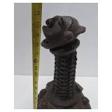 Dramatic Old Mambilia Long-Neck Figural Terra Cotta Vessel