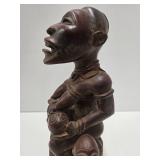 Exceptionally Well Carved Yombe Maternity Figure w/Children - Kongo Peoples