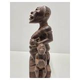 Exceptionally Well Carved Yombe Maternity Figure w/Children - Kongo Peoples
