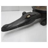 Large Old Sepik River New Guinea Alligator Ceremonial Bowl