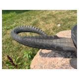 Large Old Sepik River New Guinea Alligator Ceremonial Bowl