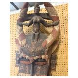 HUGE Old Carved Senufo Kpelie Mask