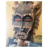 HUGE Old Carved Senufo Kpelie Mask