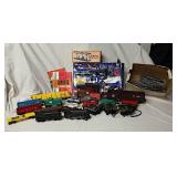 Big Ole Model Train Grab Box with Two Complete Engines and 3 Controllers. Read Descritpion