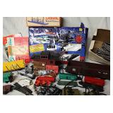 Big Ole Model Train Grab Box with Two Complete Engines and 3 Controllers. Read Descritpion