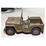 Tonka Jeep and Japanese Toy Trucks