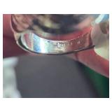 15.5-grams 18K Gold Gemstone Ring Size 10