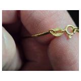 3.5-grams 14K Gold Necklace 20'