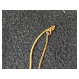 3.5-grams 14K Gold Necklace 20'