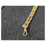 15.3-grams 14K Gold Necklace 28'