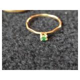 3.5-grams (total) 14K Gold - Lot of (3) Rings