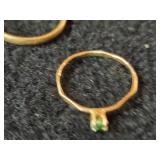 3.5-grams (total) 14K Gold - Lot of (3) Rings