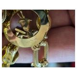 30.3-grams (total) 14K Gold Charm Bracelet