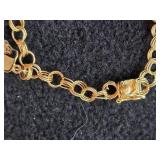 15.4-grams 14K Gold Charm Bracelet