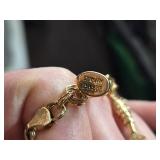 13.6-grams 14K Gold Charm Bracelet