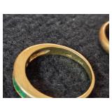 7.8-grams (total) 14K Gold - Lot of (3) Ring