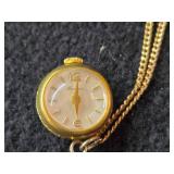 6-grams (total) 14K Gold - Lot of (2) Necklaces with Sphere Pendant Clock 22' and 24'