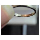3.9-grams (total) - Lot of (2) Rings - 10K White Gold Pearl and 10K Gold Emerald