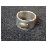 12.2-grams 14k White Gold Ring
