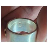 12.2-grams 14k White Gold Ring