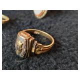12.6-grams (total) 10K Gold - Lot of (4) Rings