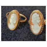 12.6-grams (total) 10K Gold - Lot of (4) Rings