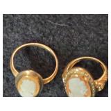 12.6-grams (total) 10K Gold - Lot of (4) Rings